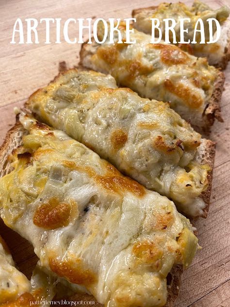 Stuffed Artichoke Bread, Artichoke Cheese Bread, Artichoke Bread Appetizer, Cheesy Artichoke Bread, Italian Bread Ideas, Baked Artichoke Recipes, Artichoke Focaccia, Recipes With Artichoke Hearts, Stuffed Artichoke Recipes