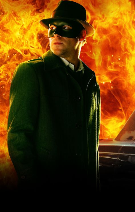 "The Green Hornet" character movie poster artwork, 2011. Co-writer/star Seth Rogen as Britt Reid. The movie's premiere date was rescheduled four different times and released in January, 2011. It was only a modest hit. Rogen later admitted on Marc Maron's podcast the movie was a "f--kin' nightmare" and Sony kept inflating the budget and scope of the film, adding to its disappointment. The Green Hornet, Tom Wilkinson, Marc Maron, Character Movie, Michel Gondry, Wallpapers For Phone, Green Hornet, Seth Rogen, Movie Wallpapers