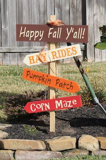 Crafty Endeavors: Fall Yard Stake Fall Yard Decor, Fall Crafts For Adults, Fall Yard, Fall Wood Crafts, Halloween Front Porch Decor, Fall Fest, Halloween Front Porch, Primitive Halloween, Fall Deco