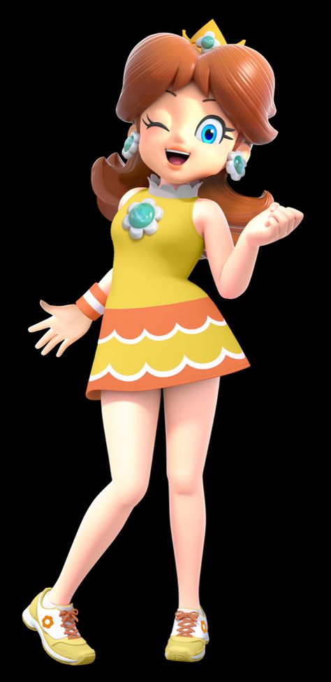 Mario Peach Fanart, Mario And Pauline, Princess Daisy Wallpaper, Daisy Nintendo, Daisy Images, Mario Princess Daisy, Daisy Mario, Mario Pokemon, Daisy Image