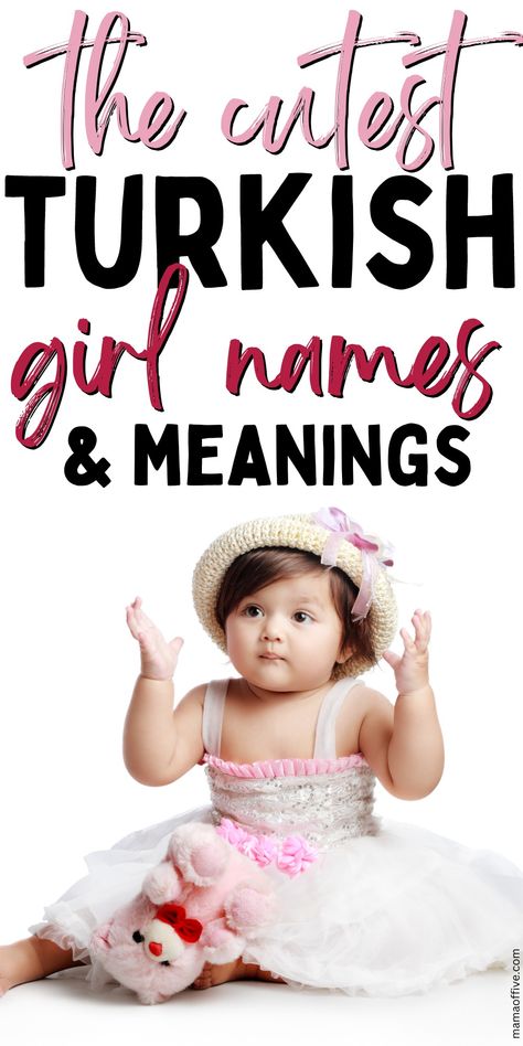 Turkish Names Girl, Turkish Names With Meaning, Turkish Baby Names, Turkish Girl Names, Persian Girl Names, Greek Baby Girl Names, Short Baby Girl Names, Turkish Names