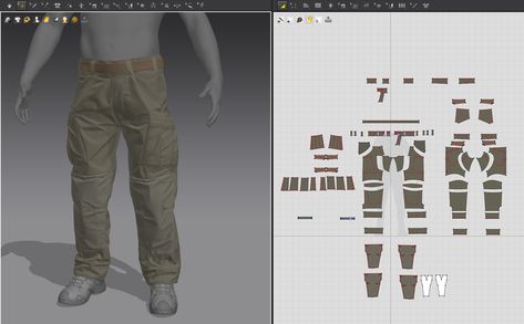 ArtStation - Military pants Diy Fashion Tops, Military Pants, Tactical Pants, Marvelous Designer, Pants Sewing Pattern, Military Outfit, Pants Design, Military Uniform, Designs To Draw