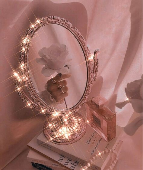 Bling Bling, Filter, Rose Gold, Mirror, Books, Pink, Gold