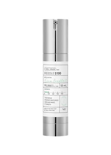 VT COSMETICS CICA Reedle Shot 100 Essence | Daily Face Essence, Centella Complex, Hyaluronic Acid, Green Propolis Extract for All Skin Types 1.69Fl Oz (50ml) Microneedling Serum, Vt Cosmetics, Face Essence, Skin Korean, Skin Booster, Glowing Radiant Skin, Baddie Tips, Cosmetic Design, Skin Essentials