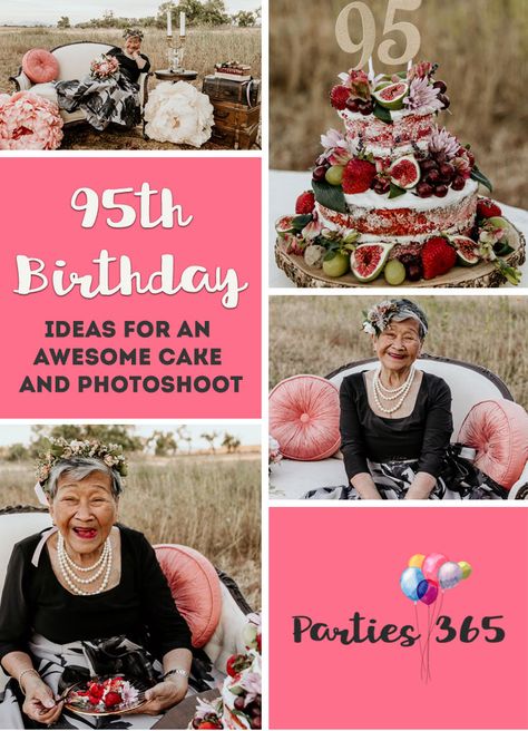 This grandma's 95th birthday party was captured by her granddaughter during this vintage inspired milestone birthday photoshoot. Featuring a stunning 95th birthday cake, this elegant shoot will give you ideas for your next party! #birthdaycake #birthdays #birthdayparties #birthdaycaketopper #photoshoots Elderly Photoshoot, Photo Album Title Ideas, Album Title Ideas, Grandma Photoshoot, Birthday Party Photoshoot, Grandmas Birthday Party, 40th Birthday Wine, 80 Birthday, 95th Birthday