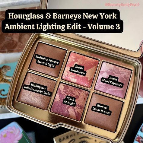 Let’s compare my entire Hourglass palette collection against the new 2024 palettes - Part One (save this post for the future) Hourglass & Barneys New York Ambient Lighting Edit - Volume 3 (2024) Finishing Powder Eternal Light Blush Lucid Glow Blush Mood Exposure Highlighter Infinite Strobe Light Bronzer Lunar Bronze Hourglass Ambient Lighting Edit Unlocked - Lotus Flower (2024) Highlighter Gilded Strobe Light Blush Desert Flush Finishing Powder Eternal Light Highlighter Radiant Ro... Hourglass Palette, Eternal Light, Hourglass Ambient, Highlighter And Bronzer, Strobe Light, Finishing Powder, Strobe Lights, Barneys New York, Strobing