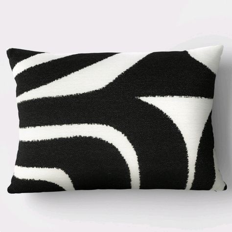 New With Tags See Images For Item Specifics White And Black Throw Pillows, Black And White Dining Room, Target Pillows, Black Decorative Pillows, Pillow Stack, Blue Throw Blanket, Black Throw Pillows, Orange Throw Pillows, Chenille Throw