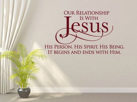 Daily quotes Christian Decals For Walls, Christian Wall Decals, Scripture Wall Decal, Christian Decals, Jesus Christ Quotes, Quotes Christian, Christ Quotes, Vinyl Wall Quotes, Vinyl Quotes