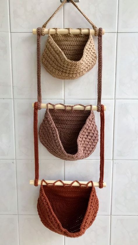 Crochet wall hanging