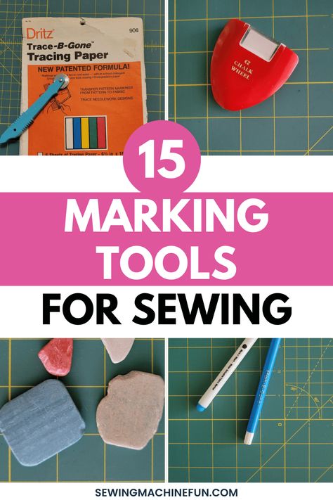 Sewing Needle Sizes, Sewing Pictures, Sewing With Kids, Sewing Area, Fabric Pen, Sewing Tips And Tricks, Sewing Needles, Sewing Needle, Marking Tools