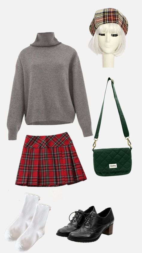 #scottish #tartan #autumnoutfit Scottish Outfit, Scottish Skirt Outfit, Scottish Skirt, Scottish Clothing, Autumn Outfit, Skirt Outfits, Tartan, Outfit Inspo