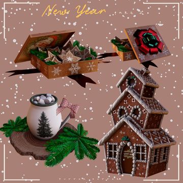 The Sims 4 CC pack - New Year - part 2 (early access) | PufferSuffer on Patreon Sims 4 Winter Decor Cc, Sims 4 Office Poses, Sims4 Cars, Zepeto Christmas, The Sims 4 Cc Pack, Sims4 Houses, Lotes The Sims 4, Los Sims 4 Mods, Sims Furniture