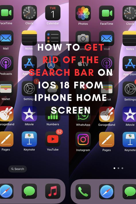 Get Rid of the Search Bar on iOS 18 App Stor, Iphone Home Screen, Garage Band, Tv App, Search Bar, Home Screen, The Search, Ios, Screen