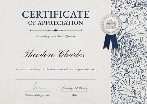 Vintage floral certificate template in c... | Free Vector #Freepik #freevector #floral #certificate #texture #graduation Award Certificate Design Modern, Modern Certificate Design Ideas, Certificate Design Ideas, Certificate Illustration, Modern Certificate Design, Certificate Design Inspiration, Certificate Ideas, Diploma Design, Certificate Of Completion Template