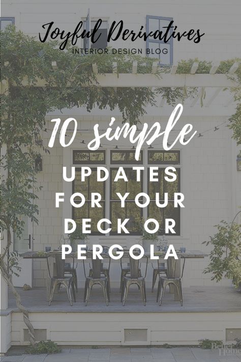 Small Office Design Ideas - 10 Ways to Make an Office Efficient - Joyful Derivatives Deck And Pergola, Backyard Deck Ideas, Budget Furniture, Cheap Pergola, Pergola Swing, Patio Pergola, Pergola Attached To House, Pergola Design, Wooden Pergola