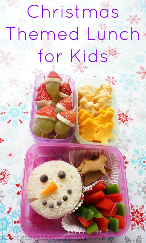 Christmas Themed Lunch for Kids Christmas Themed Lunch, Xmas Lunch Ideas, Lunch For Kids, Fun Kid Lunch, Holiday Lunch, Lunch Ideas For Kids, Easy School Lunches, Lunch Box Ideas, Lunch Items