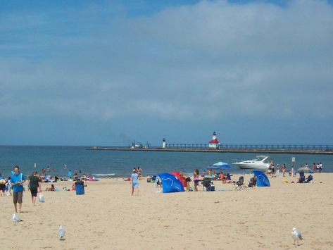 Michigan Beach Towns, Benton Harbor Michigan, St Joseph Michigan, Michigan Travel Destinations, St Joes, Michigan Road Trip, Benton Harbor, Michigan Beaches, Indiana Dunes