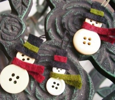 Button Crafts, Snowman Christmas Tree, Diy Snowman, Snowman Crafts, Christmas Crafts Decorations, Noel Christmas, Winter Crafts, Xmas Crafts, Christmas Projects