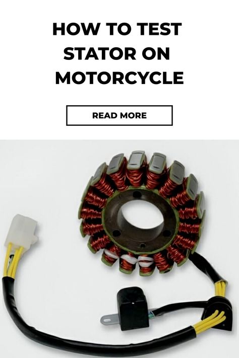 If your motorcycle has a battery, it probably has a stator. This can fail, and it needs to be repaired or replaced as soon as possible. Here’s how to test it. Small Subwoofer, Homemade Motorcycle, Motorcycle Wiring, Bike Maintenance, Motorcycle Tips, Car Audio Subwoofers, Harley Davidson Art, Motorcycle Repair, Custom Sport Bikes