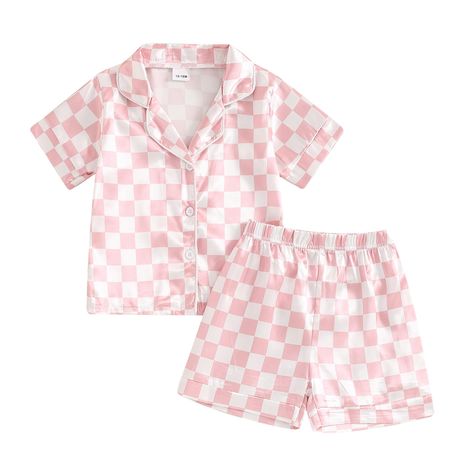 Preppy Pajamas, Button Down Shirt And Shorts, Powerpuff Girls Costume, Girls Pajama, Summer Pajama Set, Girl Pajamas, Floral Pajama Set, Short Pajamas, School Vacation