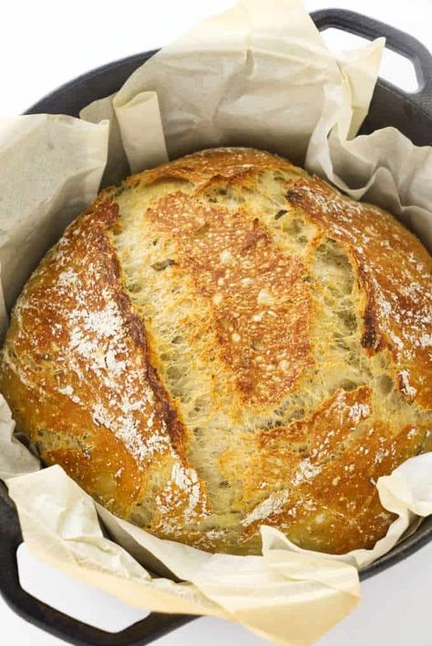 No-Knead Rosemary Bread Dutch Oven Rosemary Bread, Rosemary Bread Dutch Oven, Rosemary Dutch Oven Bread, Colonial Recipes, Colonial Recipe, Batch Recipes, Bread Sweet, Rosemary Bread, Oven Bread