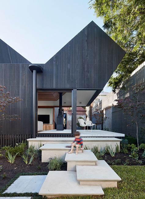 The Art Of Charred Cedar: Shou Sugi Ban | Habitus Living House Exterior Cladding, Black Cladding, Larch Cladding, External Cladding, House Cladding, Timber Walls, Timber Cladding, Modular Building, Exterior Cladding