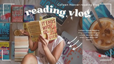 Reading Vlog: Reading all the books by Colleen Hoover . . Thankyou for showering so much love on my latest Youtube video. It means a lot😭🌷🩷 . . . . #colleenhoover #books #booktube #booktubevideo #bookstagrammer #uglylove #itemdswithus #allyourperfects #aestheticvlog #youtubevideo #aestheticvideo #vibe Booktube Video Ideas, Vlog Youtube, Ugly Love, Boring Life, Colleen Hoover, Clothing Brands, So Much Love, Aesthetic Videos, Youtube Video