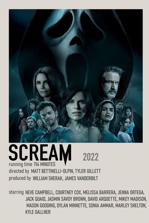 Scream Movie Poster, Ghostface Mask, Movies Minimalist, Halloween Movies List, Amber Freeman, Scream 5, Iconic Movie Posters, Film Posters Minimalist, Teen Fame Dr