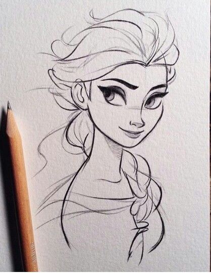 Elsa sketch Disney Princess Sketches, Elsa Drawing, Tb Choi, Basic Drawings, Frozen Drawings, Princess Sketches, Frozen Art, Disney Frozen Elsa Art, Girl Drawing Sketches