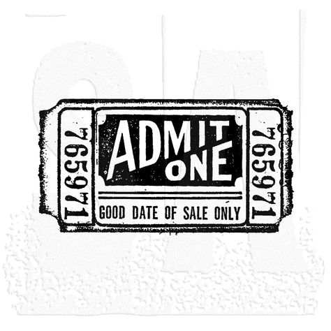 Concert Ticket Tattoo Ideas, Ticket Tattoo Design, Movie Ticket Tattoo Ideas, Admit One Ticket Tattoo, Ticket Stub Tattoo, One Life Ticket Tattoo, Movie Theater Tattoo, Tattoos For Movie Lovers, Concert Ticket Tattoo