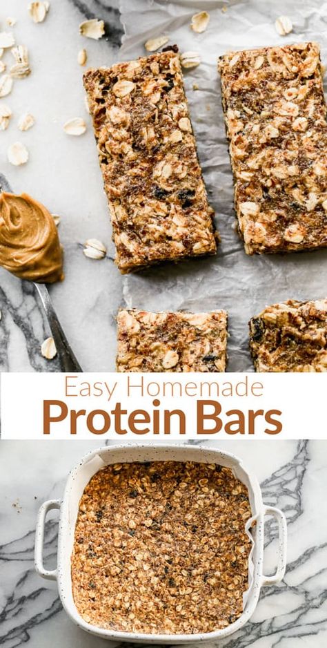 Protein Bar Recipe Healthy, Bars Recipes Healthy, Homemade Protein Bars, Protein Granola Bars, Healthy Protein Bars, Best Protein Bars, Healthy Snack Bars, Healthy Protein Snacks, Healthy Bars