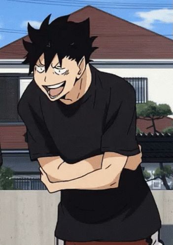 Kuroo Tetsurou Haikyuu GIF - KurooTetsurou Haikyuu Anime - Discover & Share GIFs Haikyuu Gif, Tetsurō Kuroo, Kuroo Haikyuu, Laughing Face, Laugh Meme, Haikyuu Meme, Kuroo Tetsurou, Haikyuu Wallpaper, Haikyuu Funny