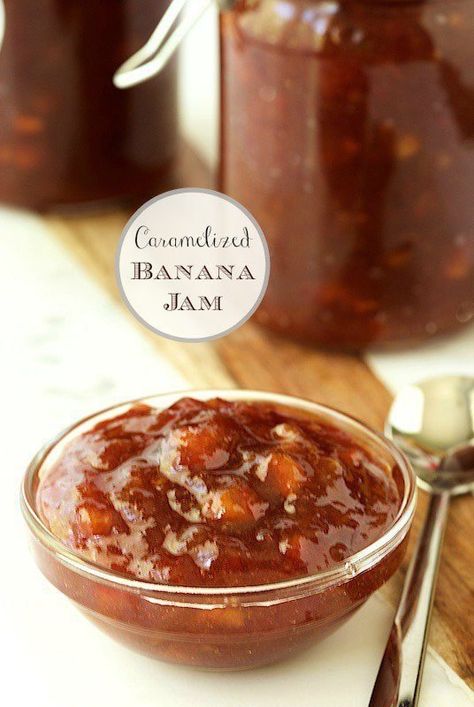 Use Ripe Bananas, Yogurt Toast, Banana Jam, Caramelized Banana, Canning Jam, Caramelized Bananas, Jam And Jelly, Jelly Recipes, Ripe Bananas