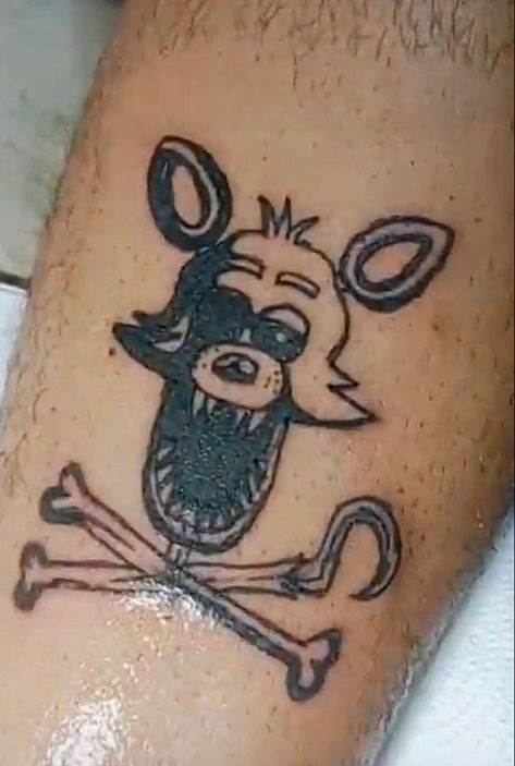 Fnaf Flash Tattoo, Simple Fnaf Tattoos, Fnaf Tattoo Ideas Foxy, Freddy Glove Tattoo, Five Nights At Freddy's Tattoo Ideas, Five Nights At Freddy's Tattoo, Freddy Tattoo, Foxy Tattoos For Women, Fnaf Tattoo Ideas