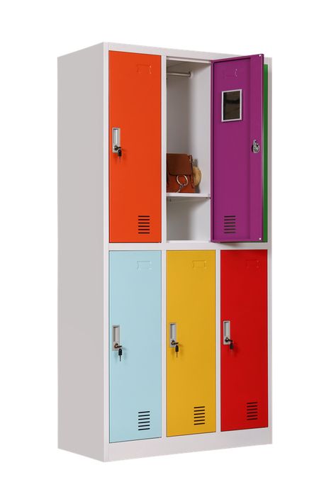 [Metal Furniture]Commercial Furniture 6 Door Steel Key Clothing Locker, Production Capacity:50000PCS/Year, Material:Cold Rolled Steel,Open Type: Key Lockers,Structure: Kd Structure,Number of Locker: 6 Door,Customized: Customized,Condition: New,, Metal Furniture, Office Furniture, 6 Door Steel Locker, Model NO.: MY-L-3-2, Model No.: My-L-3-2, Weight: 47kg, MOQ: 50PCS, 40hq: 435PCS, Packing Vol: 0.162cbm, Thickness: 0.4-1.0mm, Certification: SGS, BV, ISO14001, ISO9001, Package: International Stand 90s Furniture, Export And Import, Employee Lockers, Door Metal, Storage Locker, Steel Locker, Luoyang, Metal Lockers, School Lockers