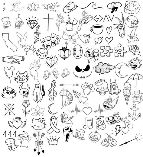 $50 Tattoo Flash Sale! Sunday Sept 8th, 11am to 6pm DON'T LIKE OUR FLASH? DM US YOUR OWN DESIGN FOR $70 (Your design should be similar to the outline designs on our flash sheet) Size: 1-2" Black ink only, extra charge for shading/color No Feet, necks, or fingers Cash Only Please! Walkins only (sorry no appointments) starting at 11am! Questions? Call 619-575-6792 or DM us! Feel free to DM us with your own flash designs for approval before the sale! Wylde Sydes Tattoo 1515 Palm Ave San Die... Knee Tattoo Template, Vintage Tattoo Flash Sheet, Flash Tattoo Outline, Flash Sale Tattoos, Tattoo Flash Sheet Ideas, Small Beginner Tattoos, Music Flash Tattoos, Finger Tattoo Stencil, Simple Tattoo Flash