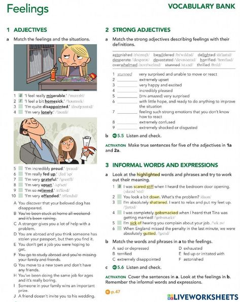 Emotion Worksheet For Adults, English Lessons For Adults Worksheets, Teaching English For Adults, Esl Worksheets For Adults, English For Adults Beginners, Conversational English Lessons For Adults, English Worksheets For Adults, Esl For Adults, Esl Activities For Adults