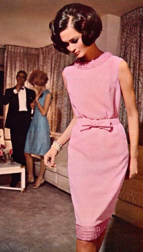 Cocktail Party Attire, 1960s Fashion Women, Cocktail Party Fashion, 60’s Fashion, Style Année 60, 1960’s Fashion, Cocktail Party Outfit, Mode Retro, 1960 Fashion