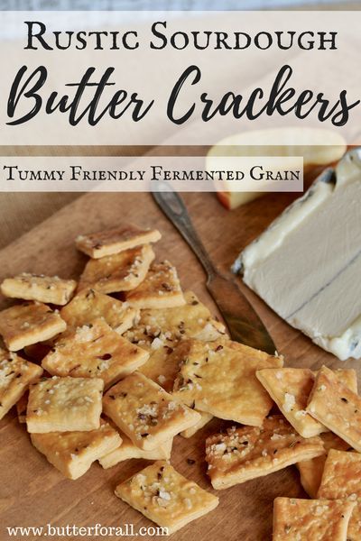 Snacks Homemade, Sourdough Crackers, Butter Crackers, Crackers Recipe, Sourdough Starter Discard Recipe, Discard Recipes, Sourdough Starter Recipe, Homemade Crackers, Dough Ingredients