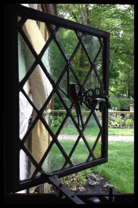 Throw Open The Windows | Content in a Cottage Tudor Windows, Tudor Houses, Tudor Homes, Witchy Cottage, Outdoor Shutters, An Open Window, Cottage Windows, Window Bars, Witch Cottage