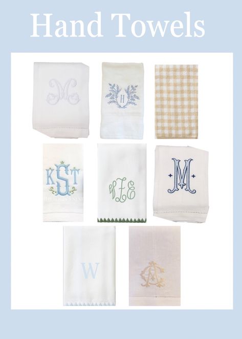 Monogram Hand Towels, Monogram Border, Monogrammed Hand Towels, Towel Decor, Monogram Towels, Towel Embroidery, Face Towel, Remodeling Projects, Bathroom Towels