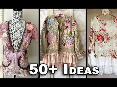 50+ NEW ideas for Upcycle Sewing | Thrift Flip Ideas - YouTube Upcycle Clothes Sewing Patterns, Altered Couture Refashioning, Creative Sewing Ideas Clothing, Upcycle Clothes Thrift Store, Upcycle Clothes Diy Easy, Upcycled Fashion Refashioning, Remake Clothes Refashioning, Upcycled Clothing Ideas, Upcycle Clothes Diy Refashioning