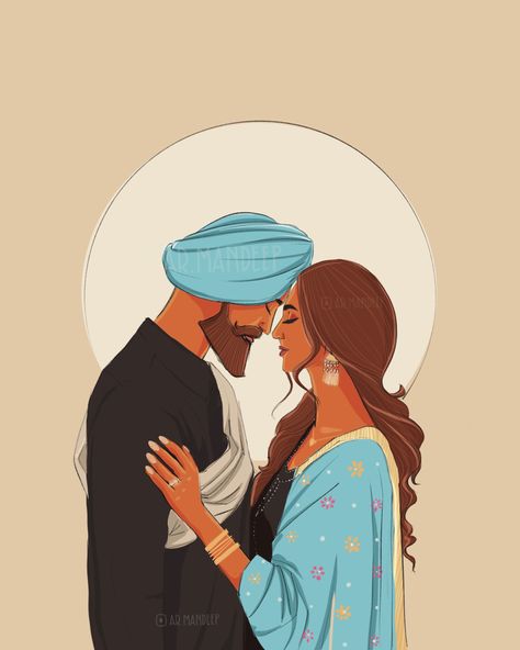 Sikh Couple, Fast And Furious Actors, Punjabi Couple, Couple Art, Fast And Furious, Pretty Songs, Love Birds, Birds, Actors