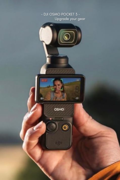 Vlogging Camera with 1'' CMOS & 4K/120fps Video, 3-Axis Stabilization, Face/Object Tracking, Fast Focusing, Mic Included for Clear Sound, Small Camera for Photography Manifestation List, Camera For Photography, Best Cameras For Travel, Best Vlogging Camera, Tech Gadgets Technology, Film Equipment, Film Camera Photography, Osmo Pocket, Youtube Channel Ideas