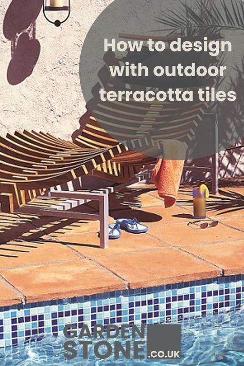 We encourage you to explore our handmade, replica reconstituted stone terracotta tile range, and be inspired to create your own outdoor terracotta tile patio. #gardening #guide #gardendesign #terracotta #gardenuk #patiogoals #patio #gardenjobs #gardenhacks #gardeninspo #gardenaccessories #gardendesign Terracotta Tiles Outdoor Patio, Terracotta Patio Ideas, Terracotta Tiles Outdoor, Terracotta Patio, Tile Patio, Paint Concrete Patio, Patio Edging, Patio Gardening, Terracotta Paint