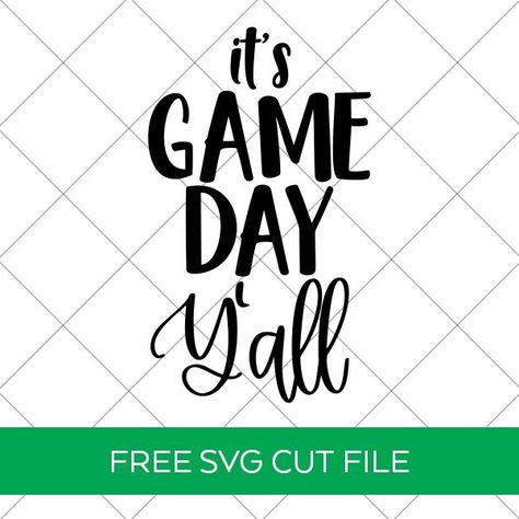 Free It’s Game Day Y’all Football SVG File for Football Crafts, shirts, cups, and more! Make yourself a y’all shirt for Game Day and tailgate parties! Designed by Pineapple Paper Co. #freecutfiles #gameday #football #tailgate #foodballparty #freesvgs #svgfiles #freeSVG #svgdesigns #goteam #cricut #silhouettecameo #silhouette #plasticcups #personalizedcups #diyplasticcups Custom Plastic Cups, Cricut Iron On Vinyl, Tailgate Parties, Game Day Svg, Football Crafts, Expressions Vinyl, Thanksgiving Projects, Football Tailgate, Harvest Decorations