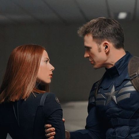 Natasha romanoff and Steve rogers Natasha Romanoff And Steve Rogers, Romanoff, Natasha Romanoff, Steve Rogers, Winter Soldier, Captain America, Soldier, Hair, Instagram