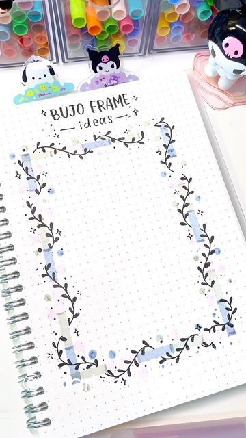 ♡ charlee ♡ on Instagram: "bujo frame ideas�💖✨ . . #stationary #bujo #papernote #fyp #lol #doodle #ideas #studygram #bulletjournal #bujolove #ａｅｓｔｈｅｔｉｃ #aesthetics #stationeryaddicts #kawaiiaesthetic #artist #bujoideas" Border Ideas For Journal, Border Doodle Ideas, Art Ideas For Notebook, Aesthetic Journal Border Ideas, Assignment Title Page Design, Journal Page Border Ideas, Aesthetic Front Cover Ideas, Border Designs For Projects Asthethic, Aesthetic Title Ideas For Project