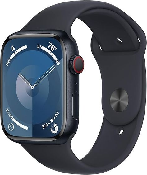 Amazon.com: Apple Watch Series 9 [GPS + Cellular 45mm] Smartwatch with Midnight Aluminum Case with Midnight Sport Band M/L. Fitness Tracker, Blood Oxygen & ECG Apps, Always-On Retina Display : Clothing, Shoes & Jewelry Retina Display, Apple Watch Series, Fitness Tracker, Physical Activities, Smartwatch, Apple Watch, Smart Watch, Shoe Jewelry, Band