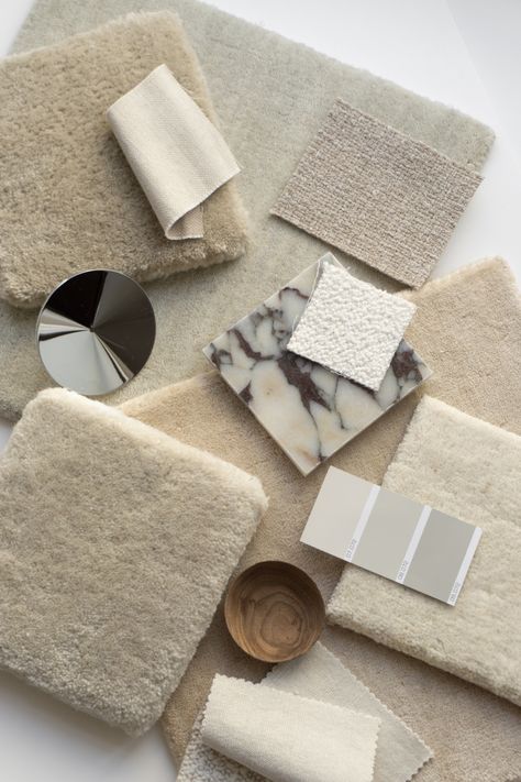 Modern Minimal Aesthetic, Interior Design Lifestyle, Modern Classic Aesthetic, Neutral Mood Board Aesthetic, Carpet Moodboard, Scandinavian Texture, Carpets Aesthetic, Interior Design Material Board, Aesthetic Carpets